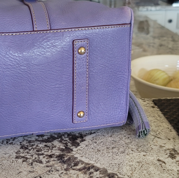 Dooney & Bourke Lavender Dome Satchel - Picture 6 of 16